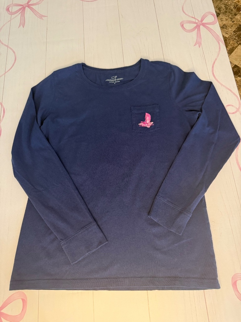 Vineyard Vines Sailing everyday should feel this good long sleeve tee size S